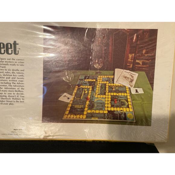 Board Game 221-B BAKER STREET Detective Game 1977 New in original wrap - Picture 5 of 9